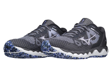Mizuno Wave Horizon 5 B Blackened Pearl/silver Womens #color_black-multi-metallic